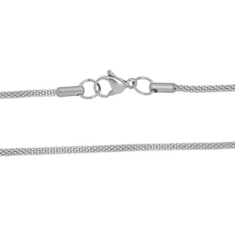 Stainless Steel Mesh Chain Necklace
