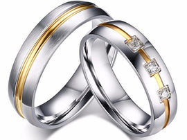 Stainless Steel Fashion Couple Ring