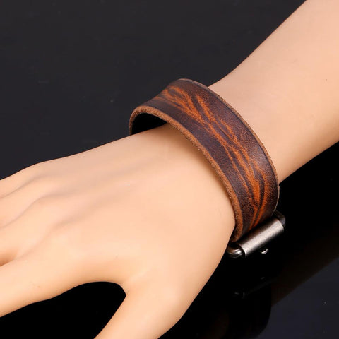 Genuine Leather Wrap Bracelet
