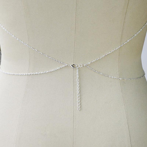 Gold/Silver Color Bra Body Necklace