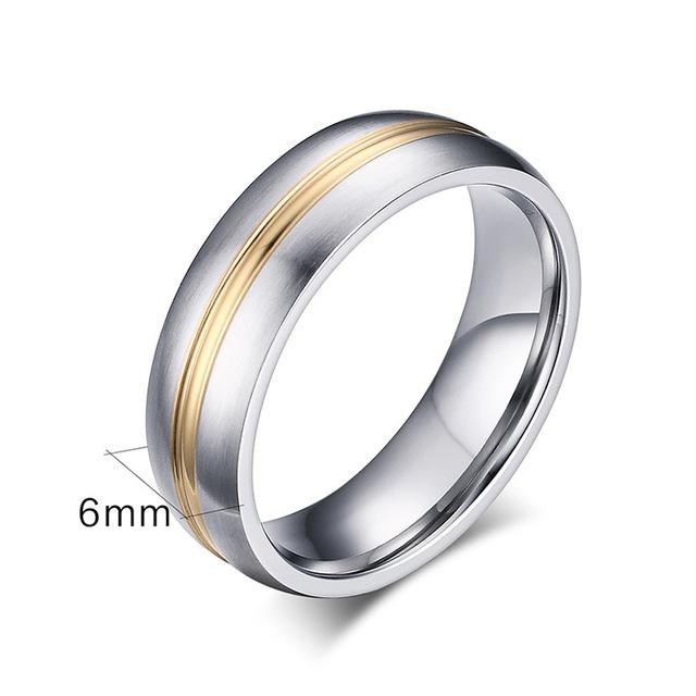 Stainless Steel Fashion Couple Ring